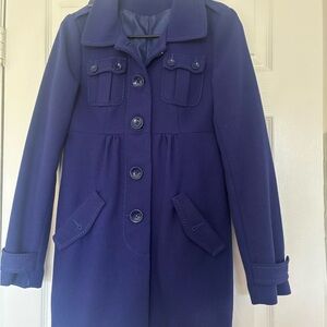 H&M Women's Navy Pea Coat